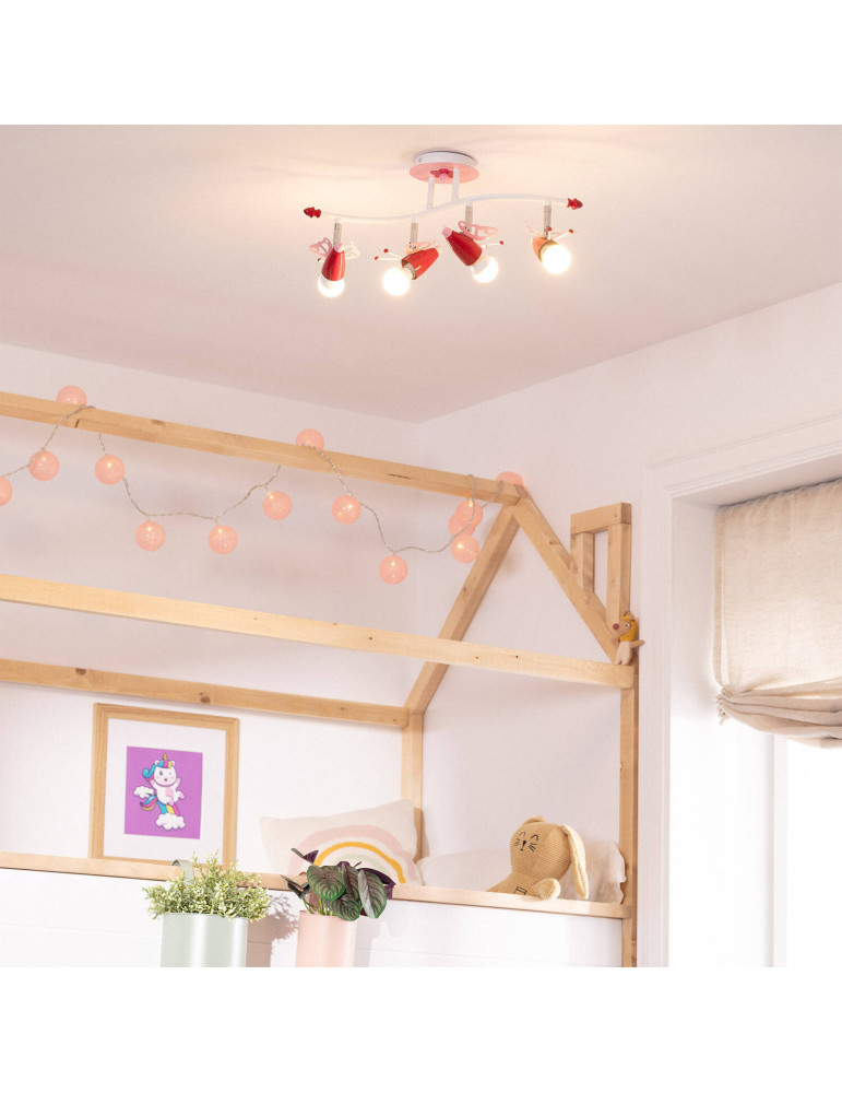 Plafonnier Kids Métal Papilio