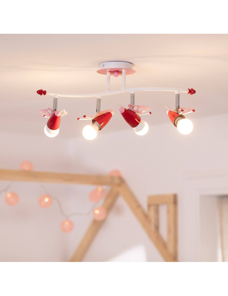 Plafonnier Kids Métal Papilio