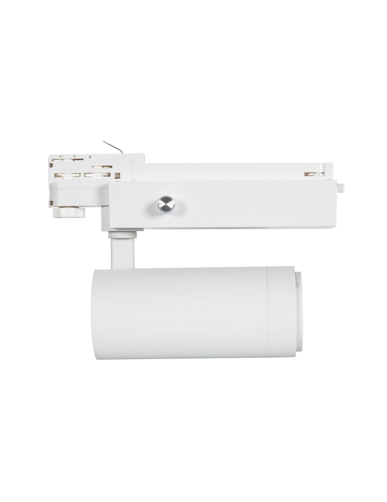 Spot LED sur Rail Triphasé 30W Dimmable Wolf Multiangle 15-60º Blanc