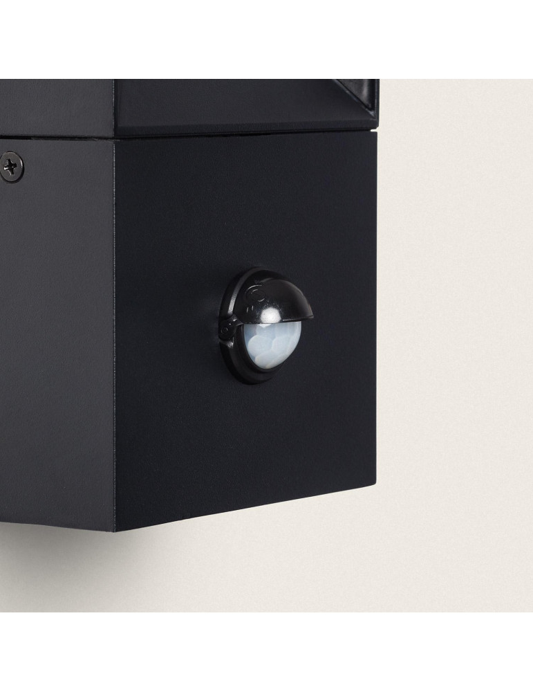 Applique Murale Extérieure LED Aluminium 2x5W Trimel avec Détecteur de Mouvement