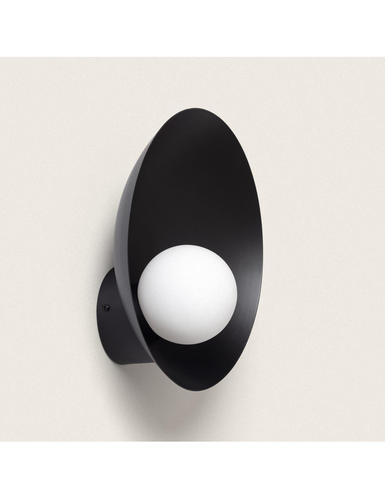 Applique Murale Métal et Verre Brais Applique Murale Métal et Verre Brais