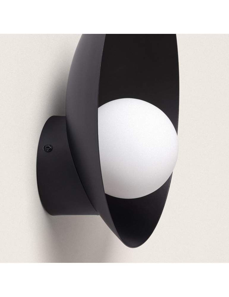 Applique Murale Métal et Verre Brais