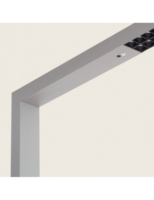 Lampe à Poser LED 60W Aluminium Dimmable Double Face avec Détecteur de Mouvement et Pince SupremLight 4