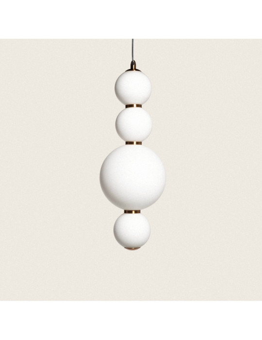 Suspension LED 10W Métal et Verre Slim Atira