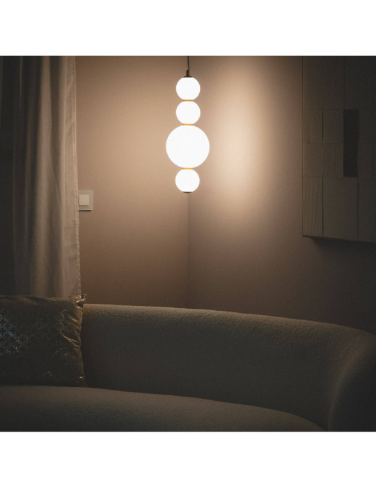 Suspension LED 10W Métal et Verre Slim Atira