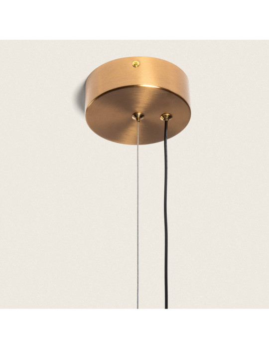 Suspension LED 10W Métal et Verre Slim Atira