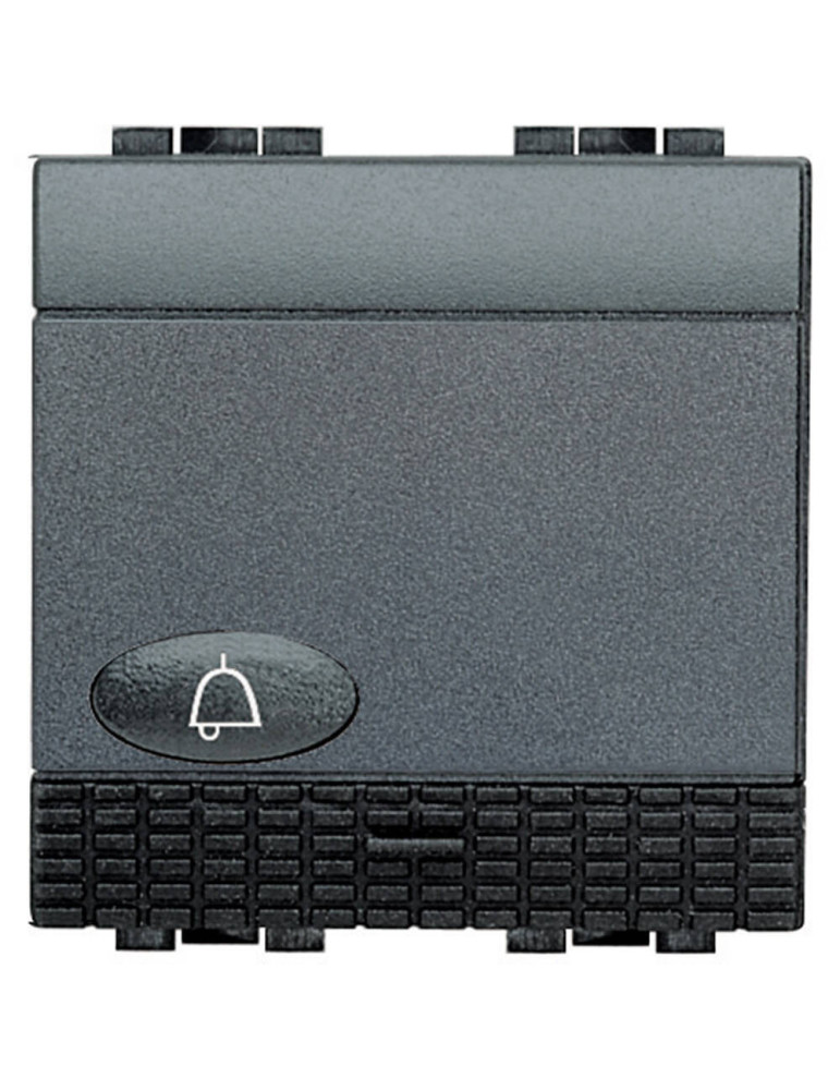 Bouton-Poussoir Symbole Sonnette 2 Modules 10A 250V AC Borne Auto BTicino Living Light L4042M2N Bouton-Poussoir Symbole Sonnette 2 Modules 10A 250V AC Borne Auto BTicino Living Light L4042M2N