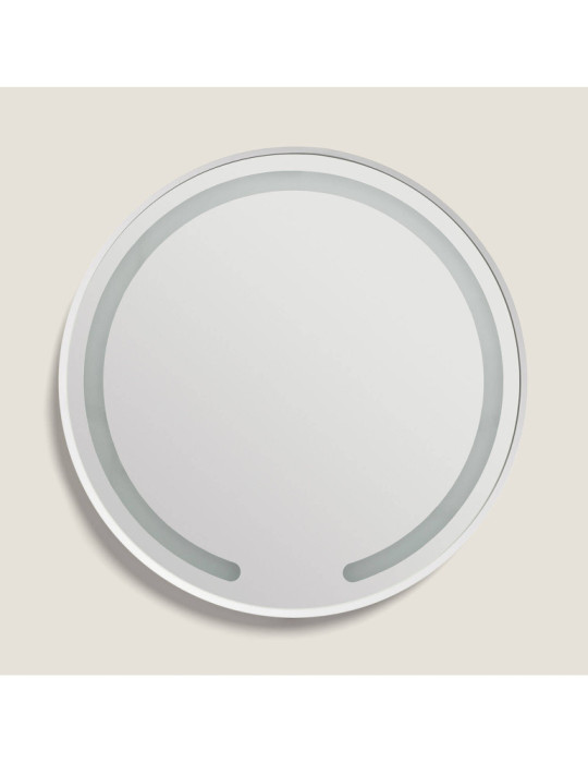 Miroir Salle de Bain avec Éclairage LED Anti-buée Ø60 cm Nour