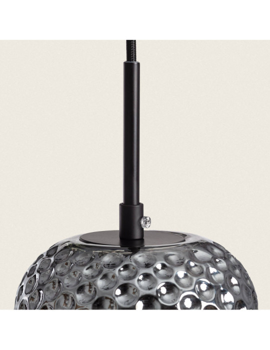 Suspension Métal et Verre Large Bernie