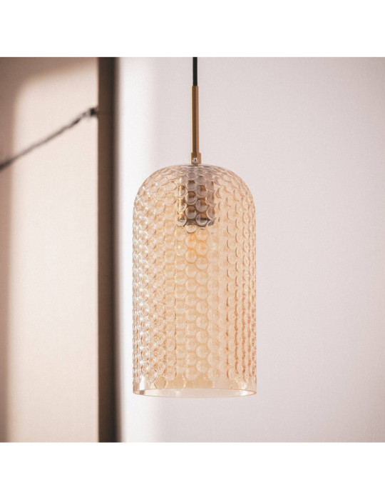 Suspension Métal et Verre Large Bernie