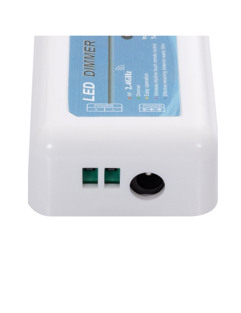 Contrôleur Variateur Monochrome 12/24V DC avec Télécommande RF 4 Zones