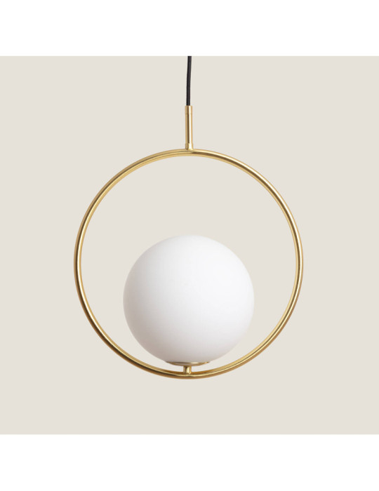 Suspension Métal et Verre Moonlight Diplo