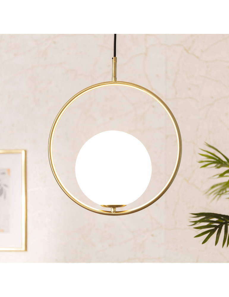 Suspension Métal et Verre Moonlight Diplo