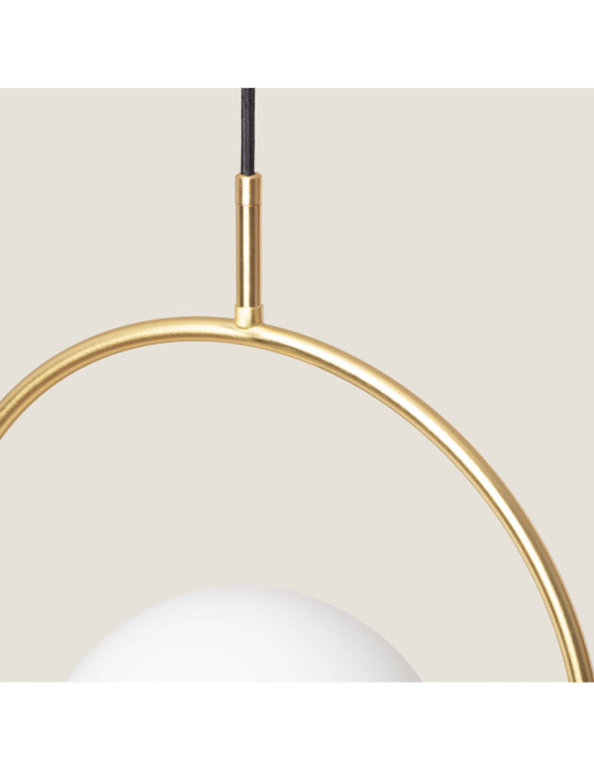 Suspension Métal et Verre Moonlight Diplo