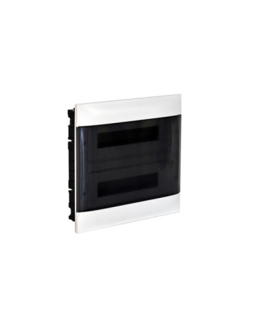 Boîte d'Encastrement Practibox S pour Cloisons Conventionnelles Porte Transparente 2x12 Modules LEGRAND 135052