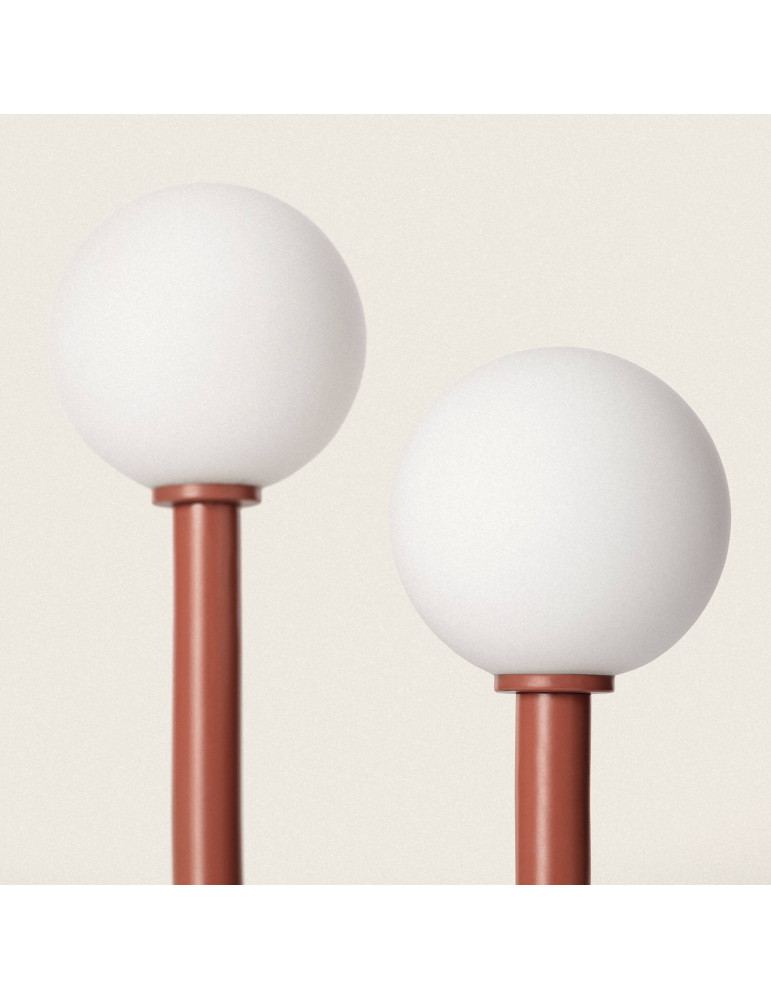 Lampe à Poser Métal et Verre Zeina