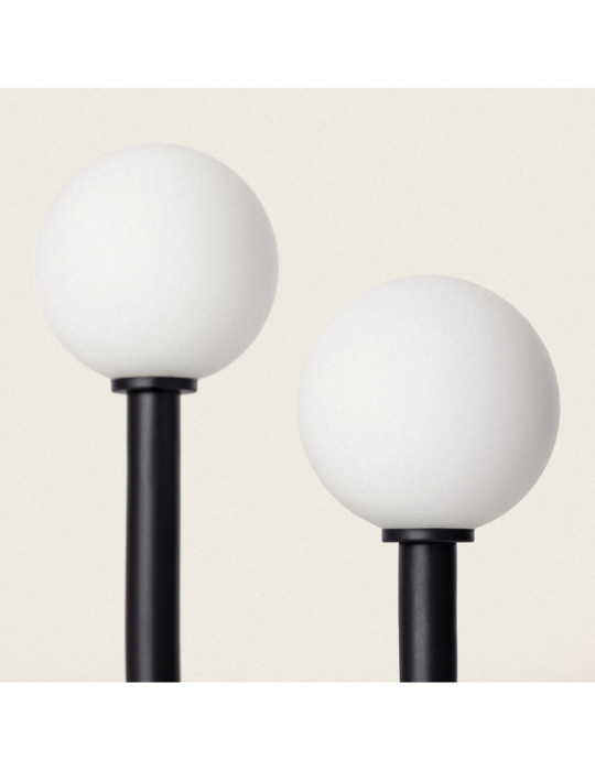 Lampe à Poser Métal et Verre Zeina