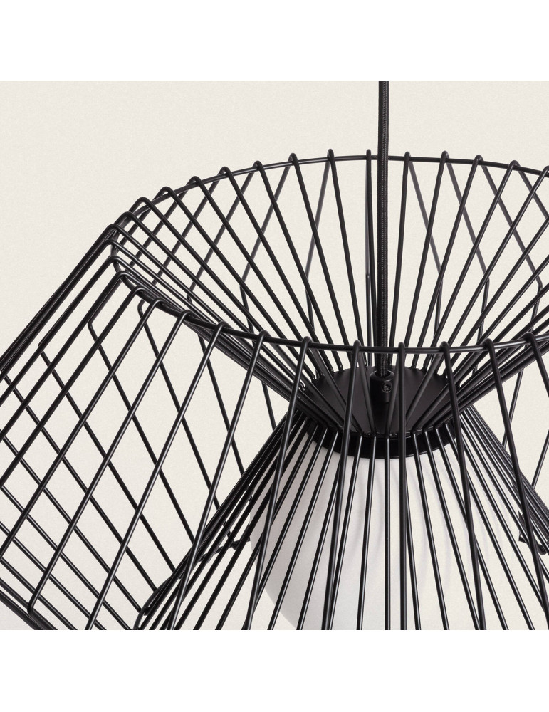 Suspension Métal Hexagone
