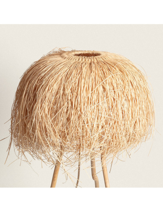 lampadaire en rotin Lasje