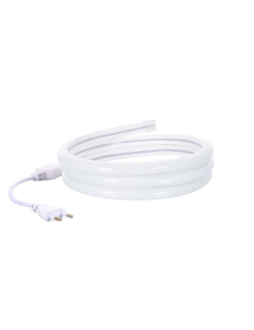 Gaine Néon LED Flexible Dimmable 7.5W/m 220V AC 120LED/m Semi-circulaire 180° Blanc Froid IP67 sur Mesure Coupe tous les 100cm