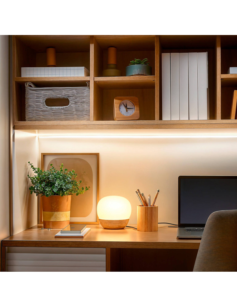 Ruban LED 12V DC SMD2835 60LED/m 5m IP20 Largeur 8mm Coupe 5cm