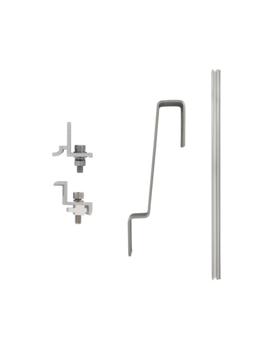 Structure Coplanaire pour Panneaux Solaires Montage sur Toiture Tuiles