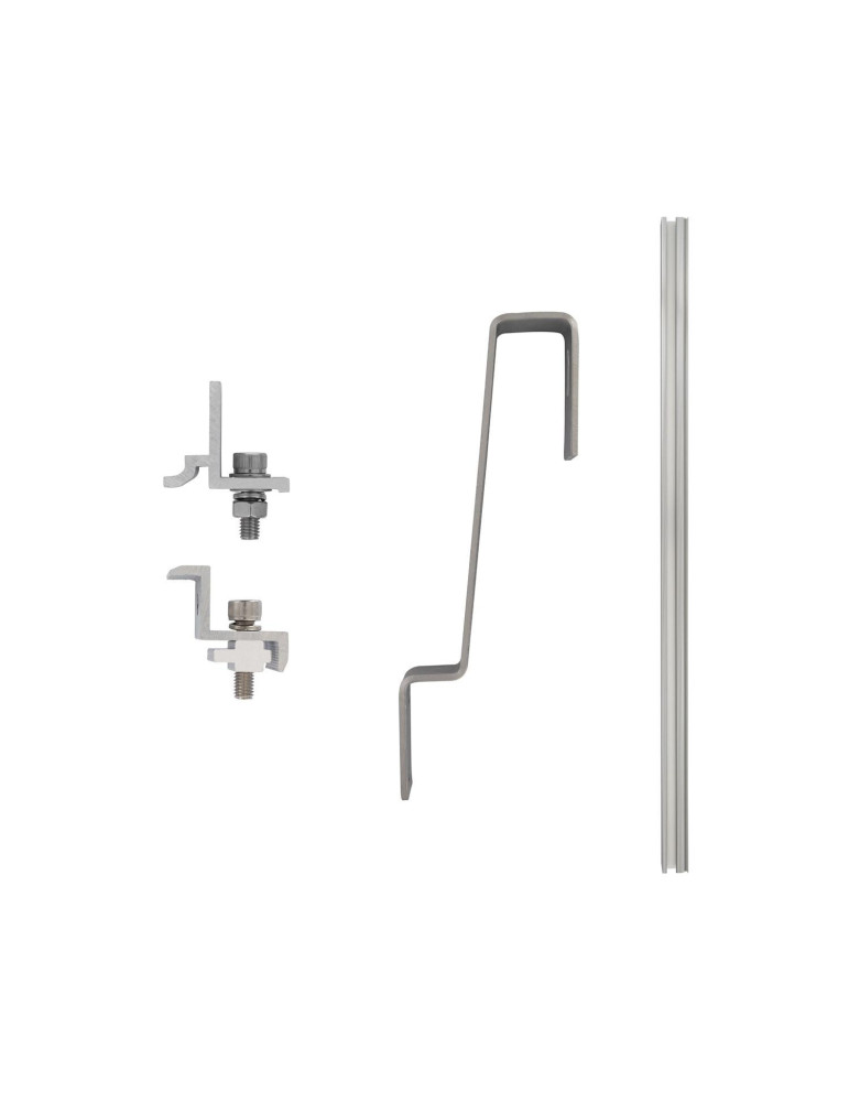 Structure Coplanaire pour Panneaux Solaires Montage sur Toiture Tuiles