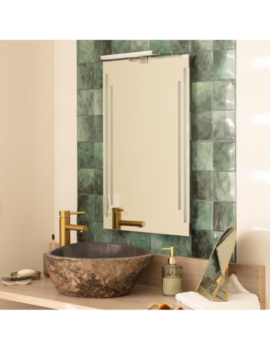 Applique Miroir Salle de Bain 6 W Argent Kendari
