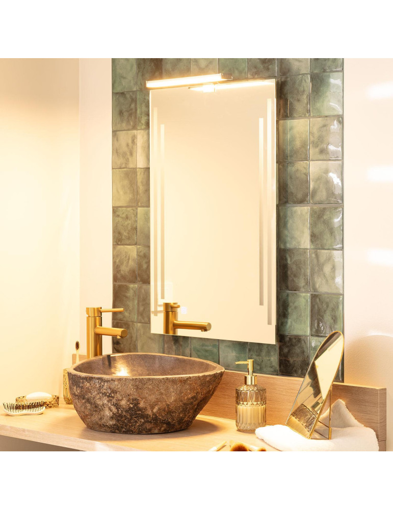 Applique Miroir Salle de Bain 6 W Argent Kendari