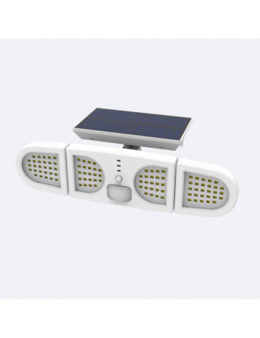 Projecteur solaire LED IP 5W avec détecteur de mouvement PIR et détecteur crépusculaire