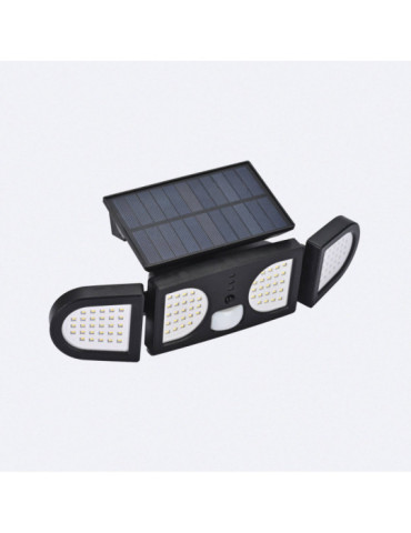 Projecteur solaire LED IP 5W avec détecteur de mouvement PIR et détecteur crépusculaire