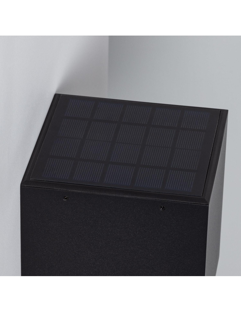 Applique Murale LED Extérieure Solaire Rabat avec Détecteur de Mouvement Radar IP65