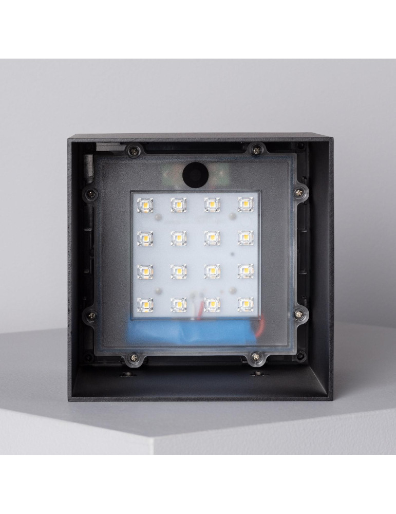 Applique Murale LED Extérieure Solaire Rabat avec Détecteur de Mouvement Radar IP65