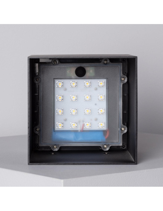 Applique Murale LED Extérieure Solaire Rabat avec Détecteur de Mouvement Radar IP65