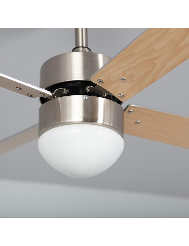 Ventilateur de Plafond Silencieux Cygnus Niquel 107cm Moteur DC