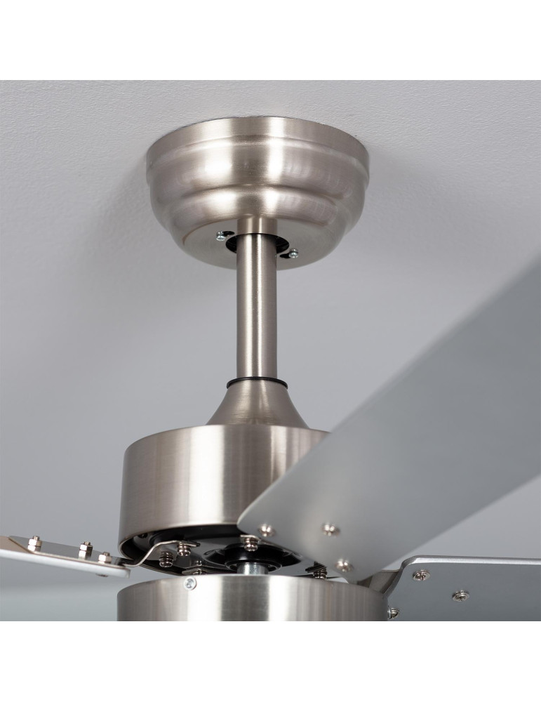 Ventilateur de Plafond Silencieux Cygnus Niquel 107cm Moteur DC