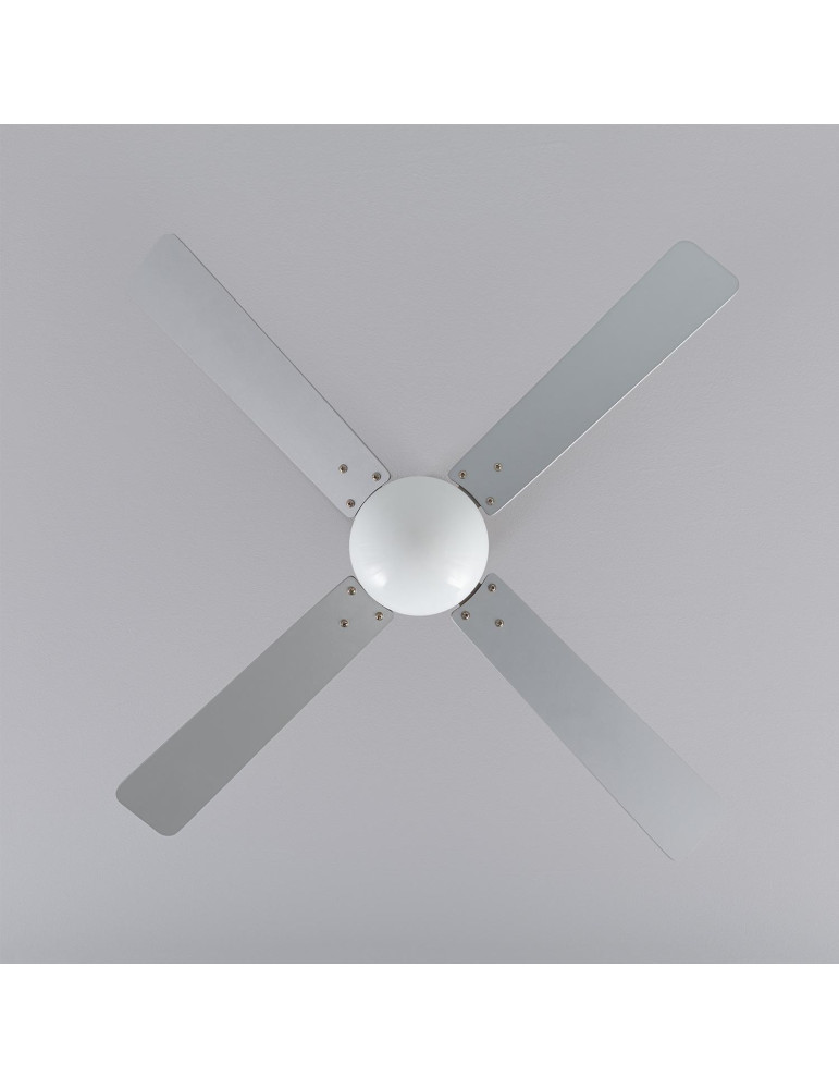 Ventilateur de Plafond Silencieux Cygnus Niquel 107cm Moteur DC