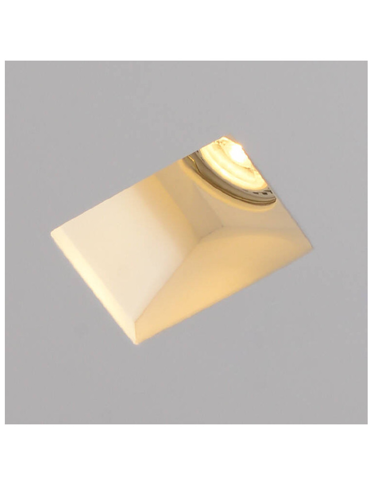 Collerette Downlight Intégration Plâtre/Pladur Carrée Accent pour Ampoule LED GU10/GU5.3 Coupe 123x123 mm UGR17 Collerette Downlight Intégration Plâtre/Pladur Carrée Accent pour Ampoule LED GU10/GU5.3 Coupe 123x123 mm UGR17