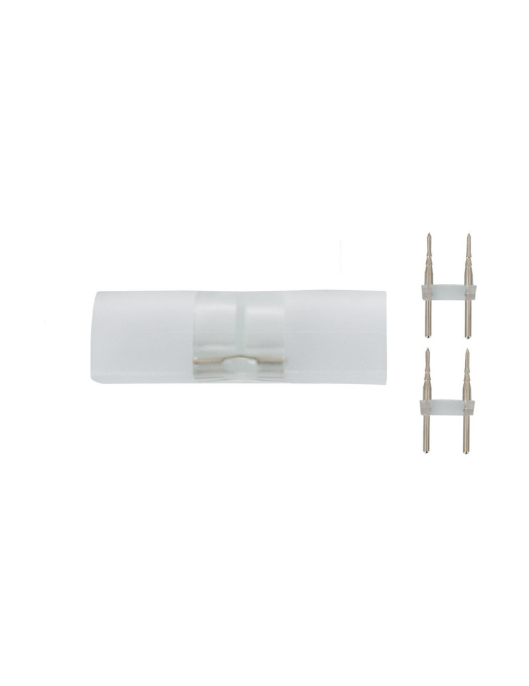 Connecteur pour Gaine Néon LED Flexible Dimmable 7.5W/m 220V AC 100 LED/m Semi-circulaire 180° Monochrome IP67