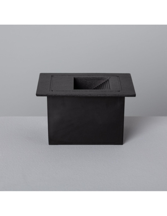Balise LED Extérieure 3W Encastrable au Mur Carée Wabi Noire