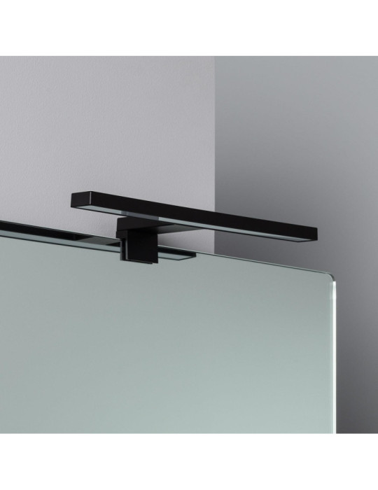 Applique LED Salle de Bain 5W Carl Noire pour Miroir