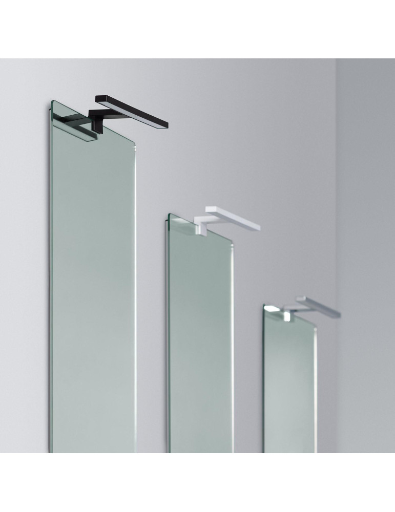 Applique LED Salle de Bain 5W Carl Noire pour Miroir