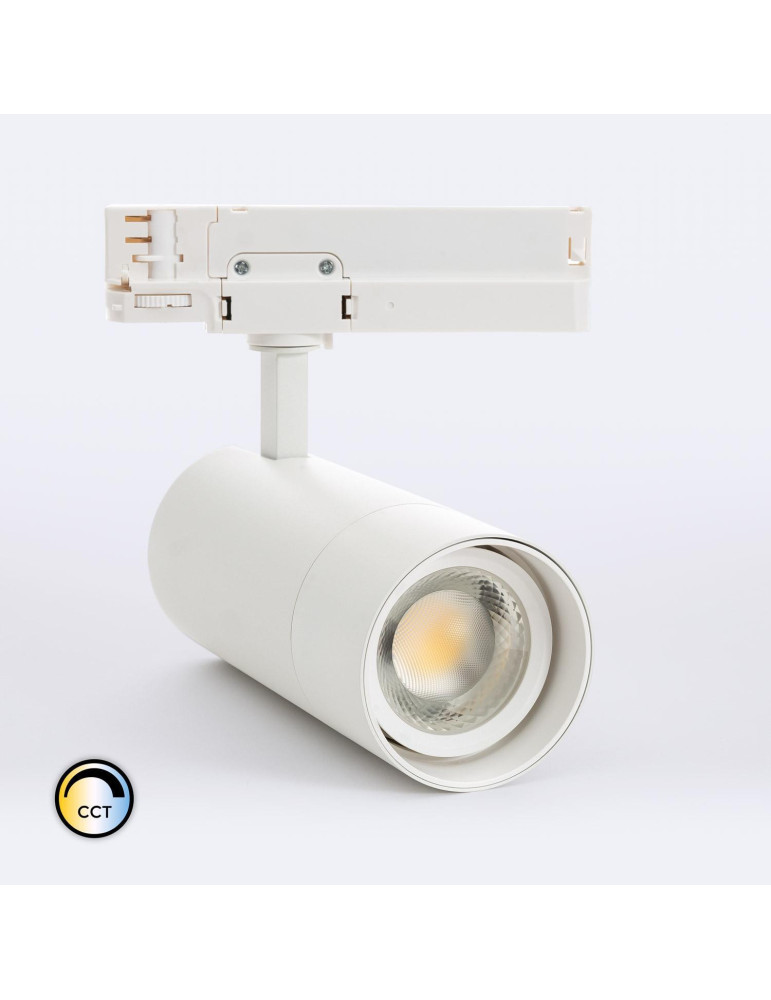 Spot LED sur Rail Triphasé 30W Wild CCT Multiangle 24-60º Spot LED sur Rail Triphasé 30W Wild CCT Multiangle 24-60º