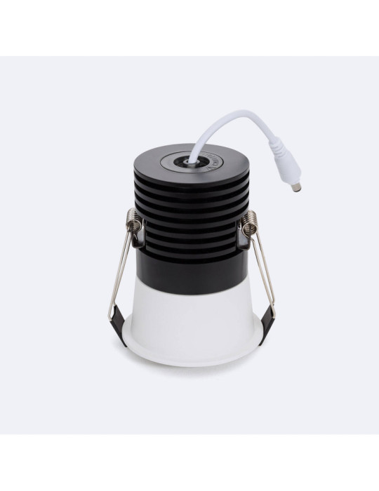 Spot Downlight LED 12W Rond MINI Dimmable Dim to Warm Coupe Ø 65 mm