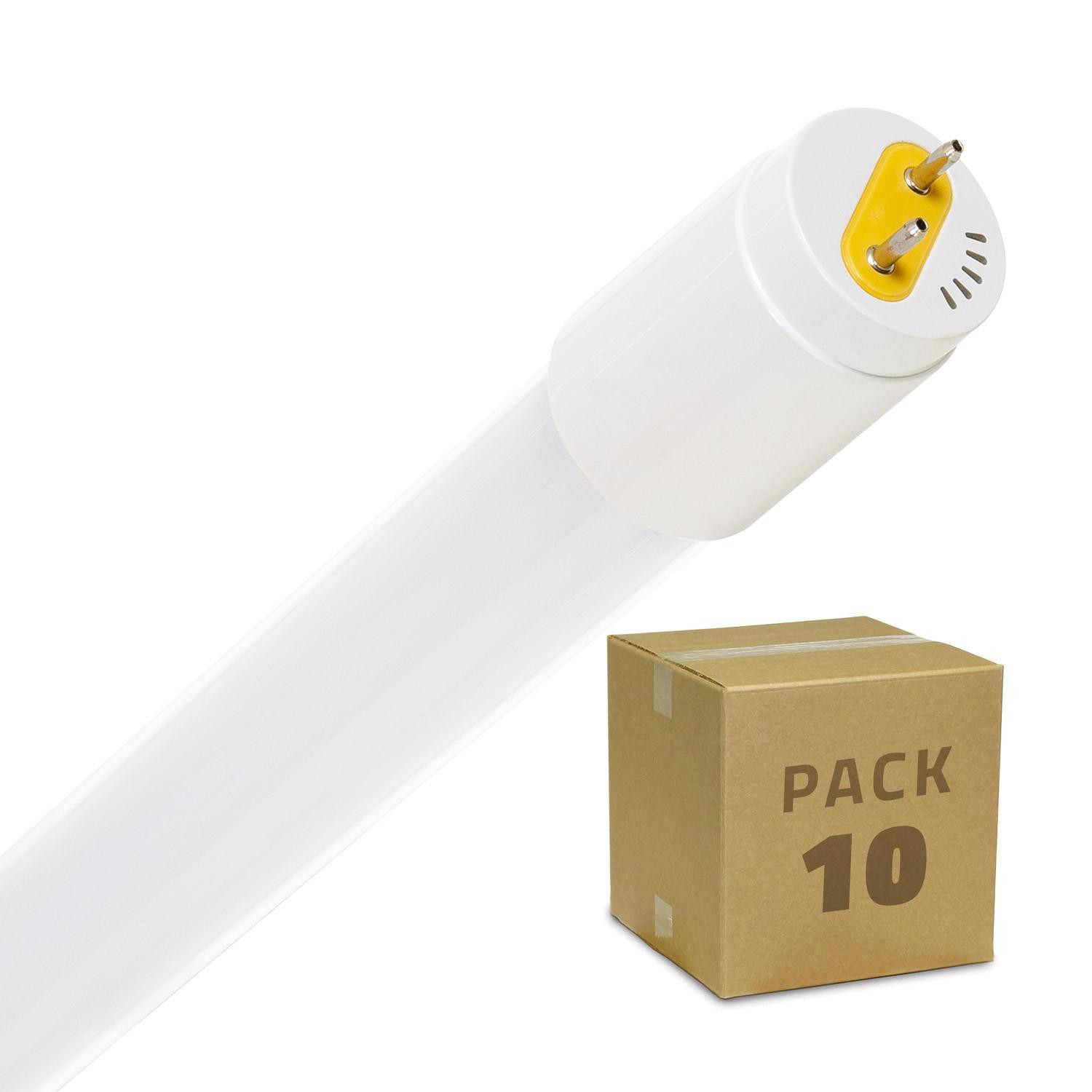 Tube LED Crystal T8 60cm Connexion Latérale 9W 160lm/W (Pack 10 unités) Blanc chaud 3000K