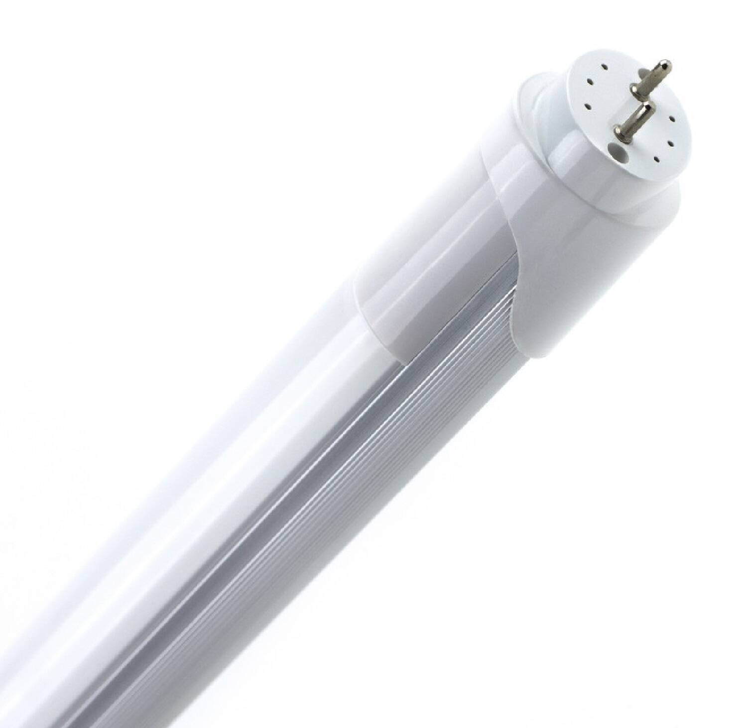 Tube LED 60cm T8 G13 Aluminium avec détecteur de mouvement Connexion Latérale 9W 100lm/W Blanc froid 6000K