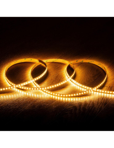 Ruban LED 24V DC SMD2835 120LED/m IP20 20m Largeur 10mm Coupe 5cm Longue Distance