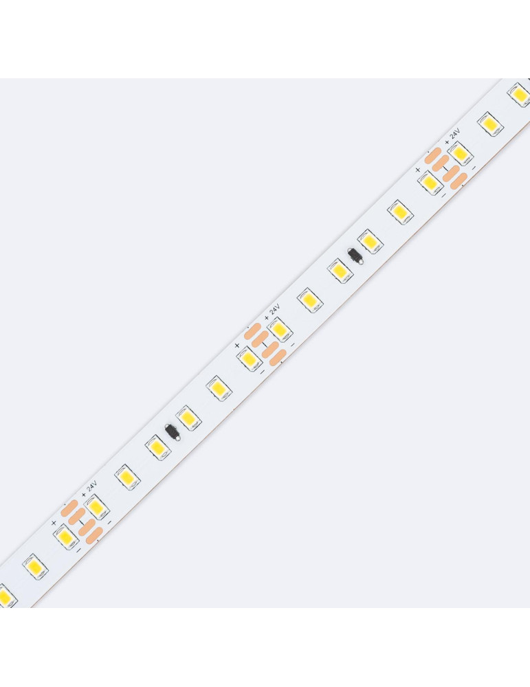 Ruban LED 24V DC SMD2835 120LED/m IP20 20m Largeur 10mm Coupe 5cm Longue Distance