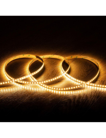 Ruban LED 24V DC SMD2835 120LED/m IP20 20m Largeur 10mm Coupe 5cm Longue Distance