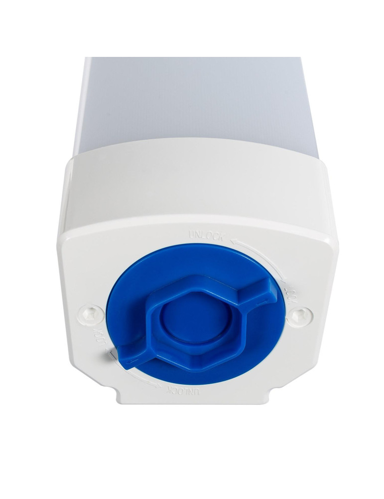 Réglette Étanche LED 120cm 40W High Lumen 150lm/W Aluminium IP65 Raccordable avec Capteur Micro-ondes MERRYTEK